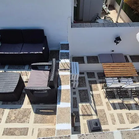 Cozy Stone House In With Sea View Terraces Apartament